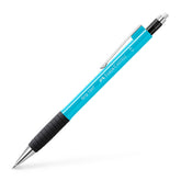 PORTAMINAS FABER GRIP 13457 0,5/0,7 MM AZUL CLARO | 12 UNIDADES | (FABER CASTELL)
